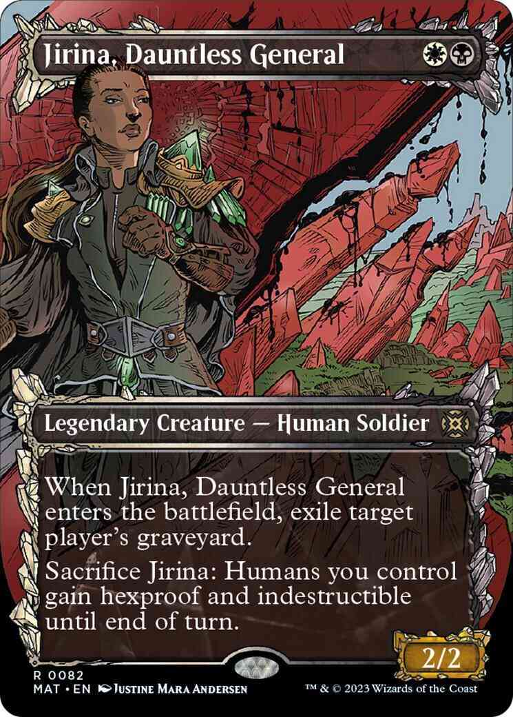 Jirina, Dauntless General [82] [Planar Showcase] [March of the Machine: The Aftermath] [Non-Foil]