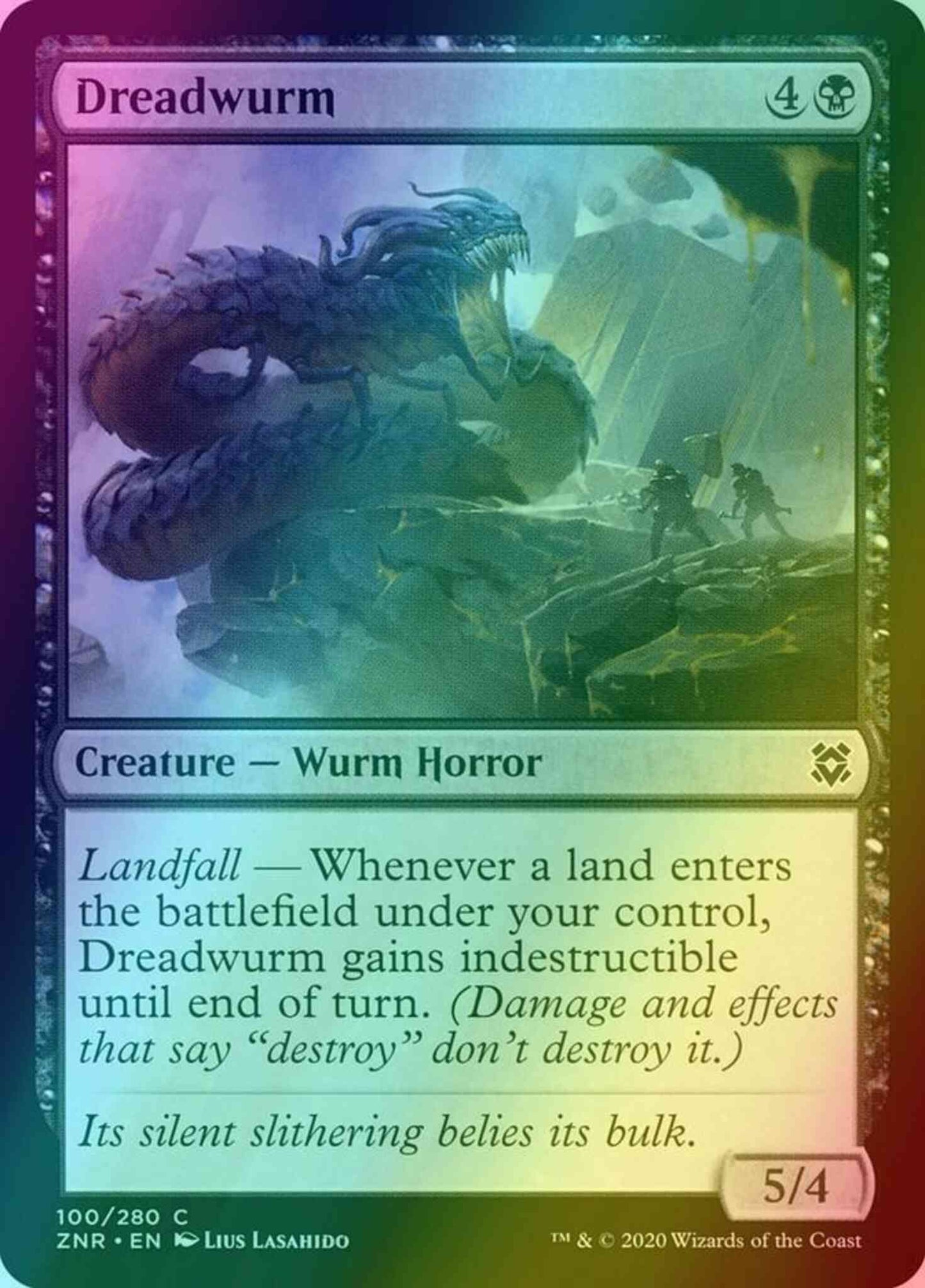 Dreadwurm [100] [Zendikar Rising] [Foil]