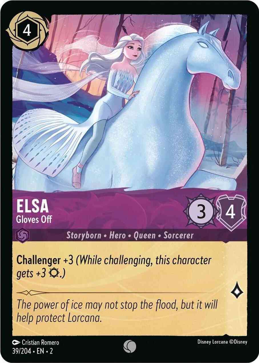 Elsa - Gloves Off - 39/204 [Rise Of The Floodborn] [Cold Foil]
