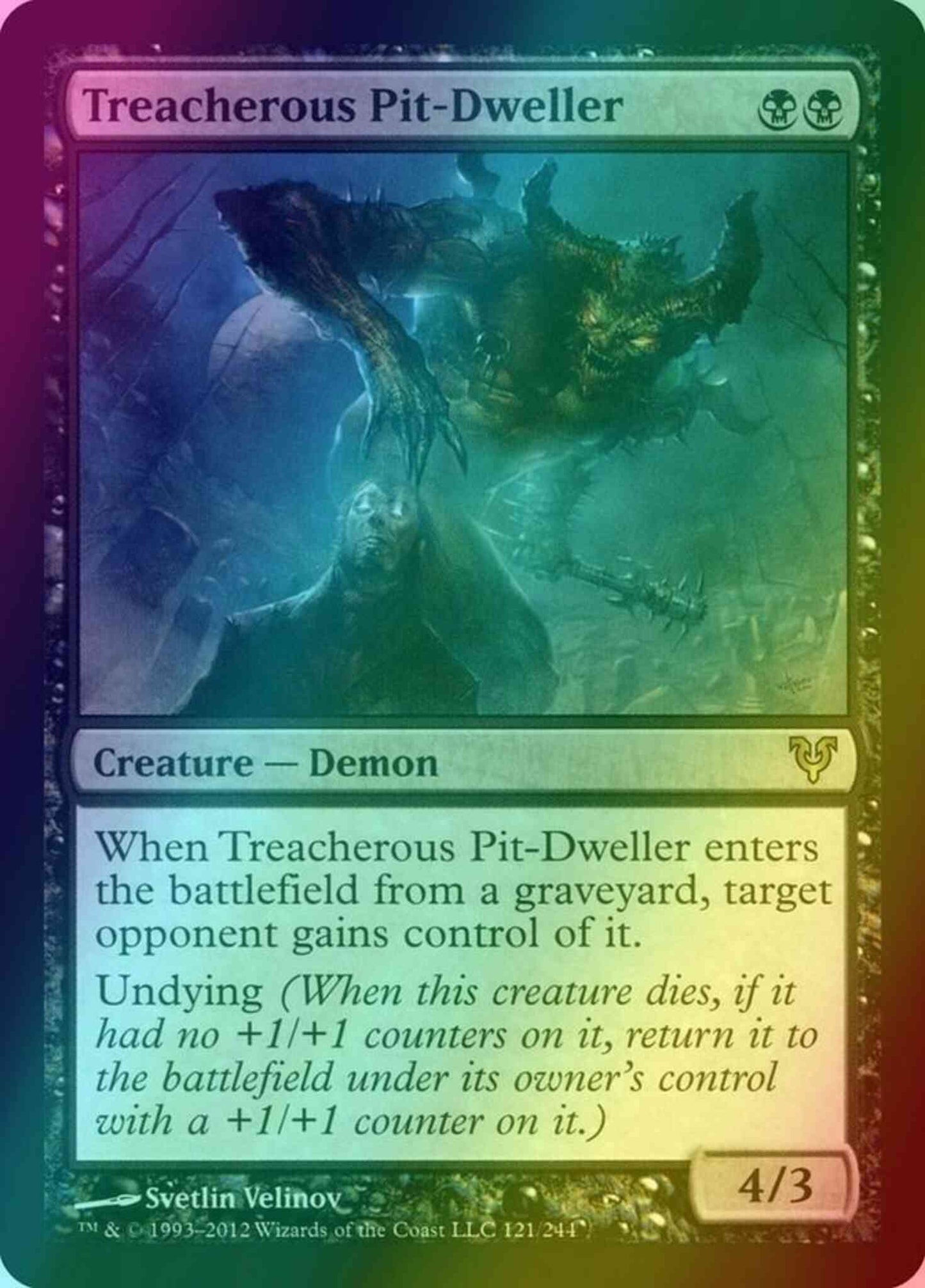 Treacherous Pit-Dweller [121] [Avacyn Restored] [Foil]