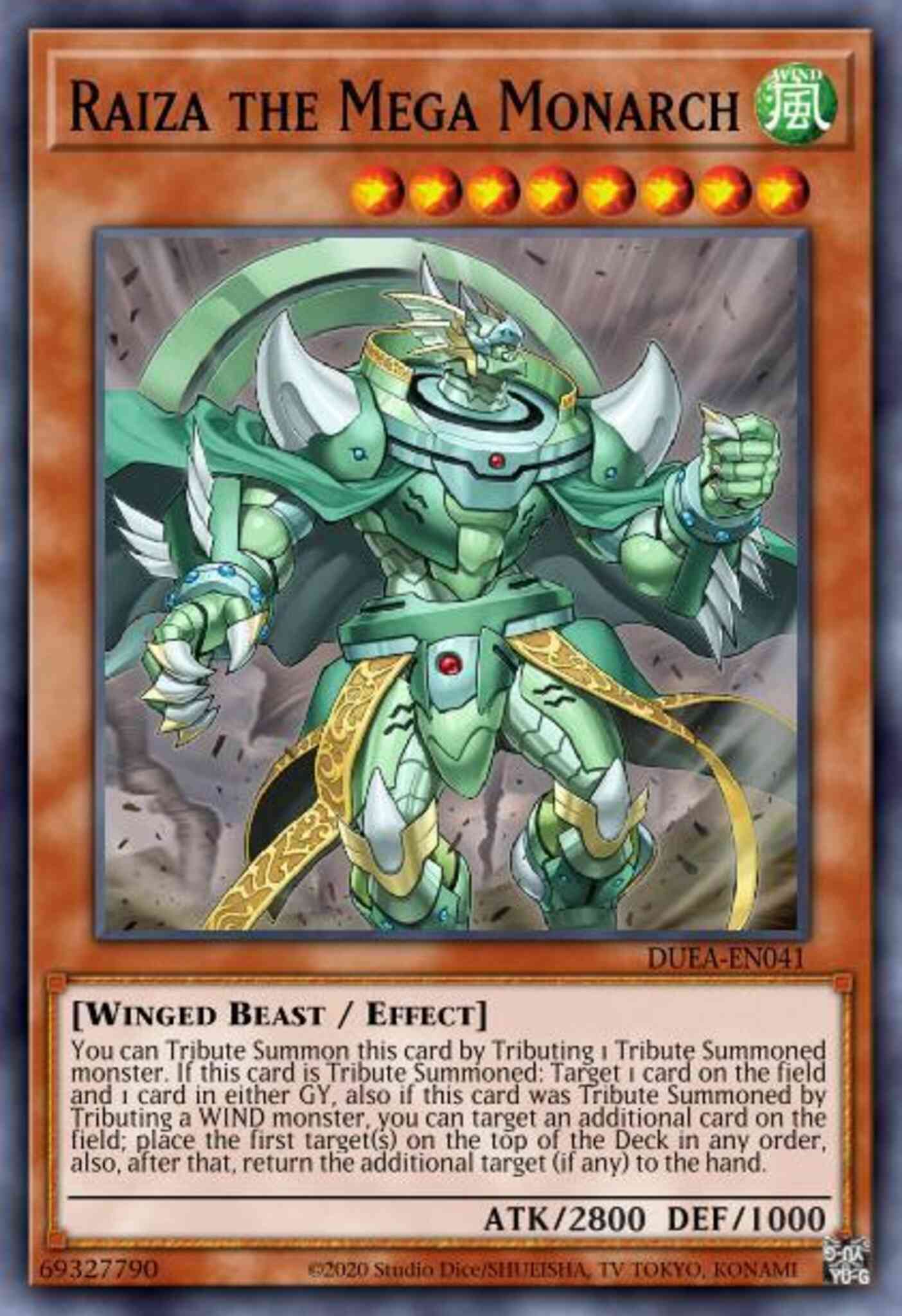 Raiza the Mega Monarch - MP15-EN091 - Secret Rare - 1st Edition