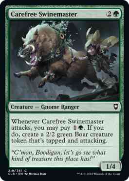 Carefree Swinemaster [219] [Commander Legends: Battle for Baldur's Gate] [Non-Foil]