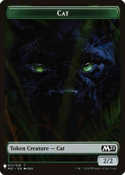 Cat Token (11) // Wolf Token (06) [TM21-11] [M21/ISD Set Symbol] [The List] [Non-Foil]