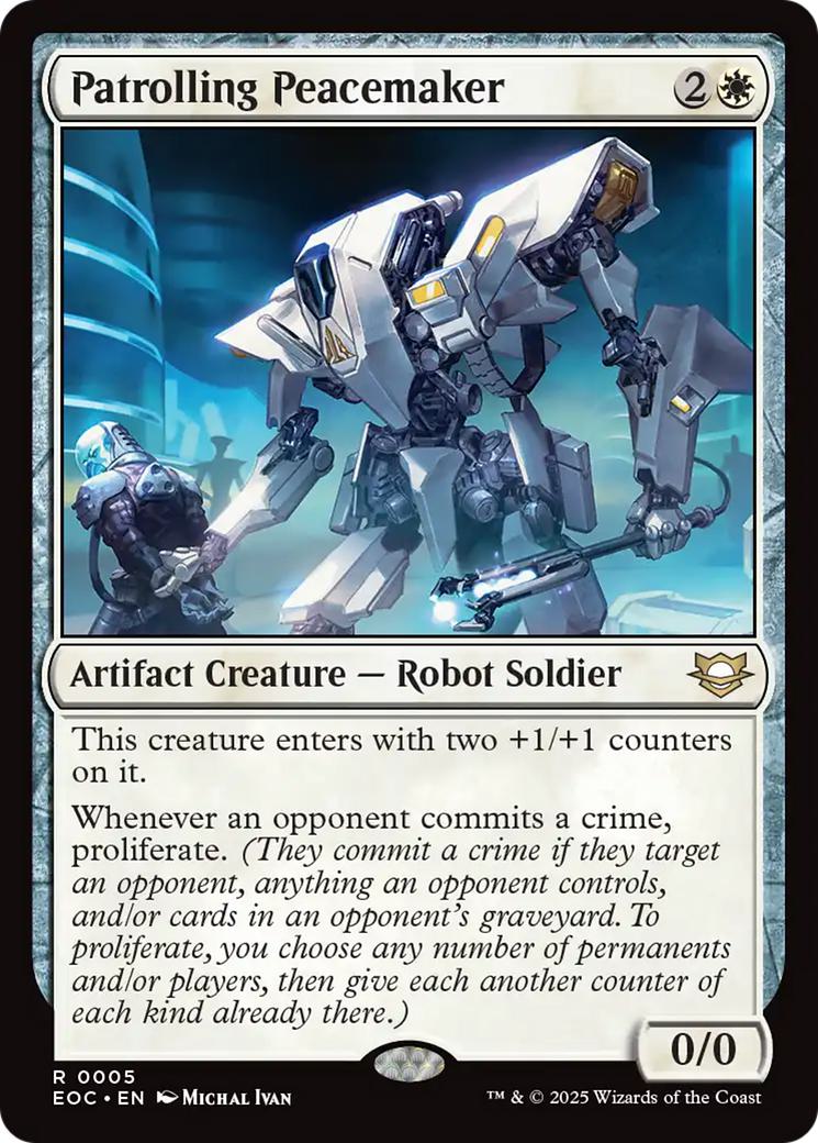 Patrolling Peacemaker [5] [Edge of Eternities: Commander] [Non-Foil]