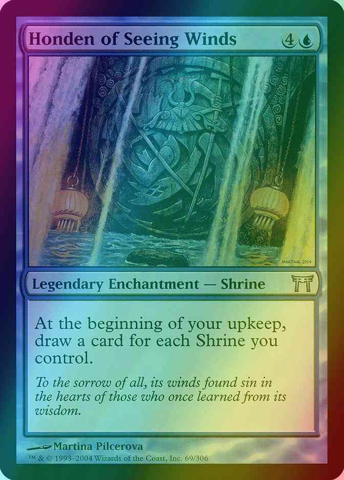 Honden of Seeing Winds [69] [Champions of Kamigawa] [Foil]