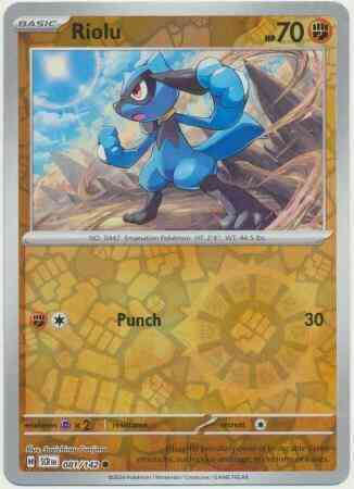 Riolu - 081/142 - Common [sv07-081] [Reverse Holo]