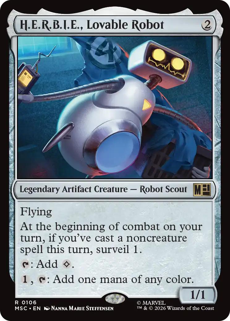 H.E.R.B.I.E., Lovable Robot [106] [Marvel Super Heroes: Commander] [Non-Foil]