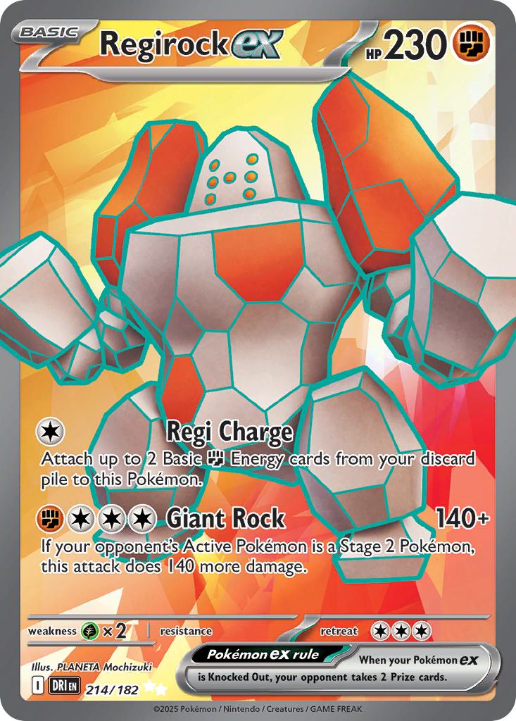 Regirock ex - 214/182 - Ultra Rare [sv10-214] [Ultra]