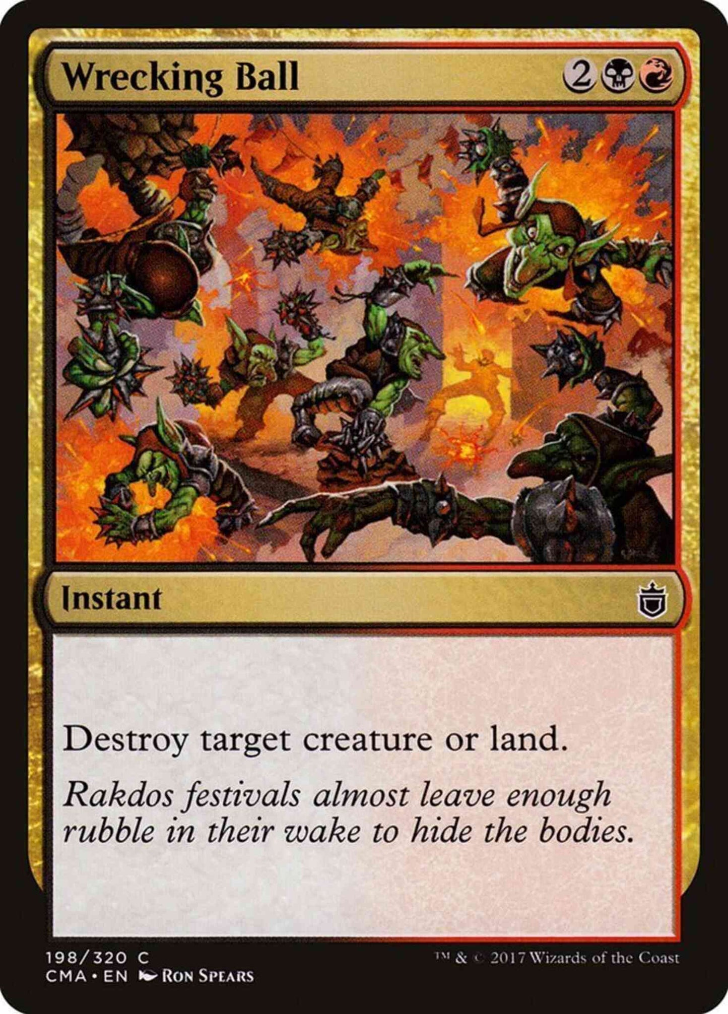 Wrecking Ball [198] [Commander Anthology] [Non-Foil]