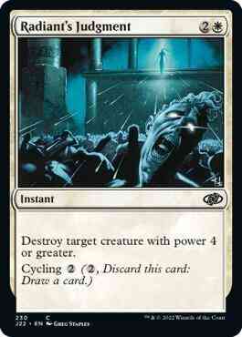 Radiant's Judgment [230] [Jumpstart 2022] [Non-Foil]