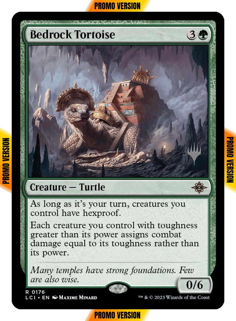 Bedrock Tortoise [176p] [Promo Pack] [The Lost Caverns of Ixalan: Promos] [Non-Foil]