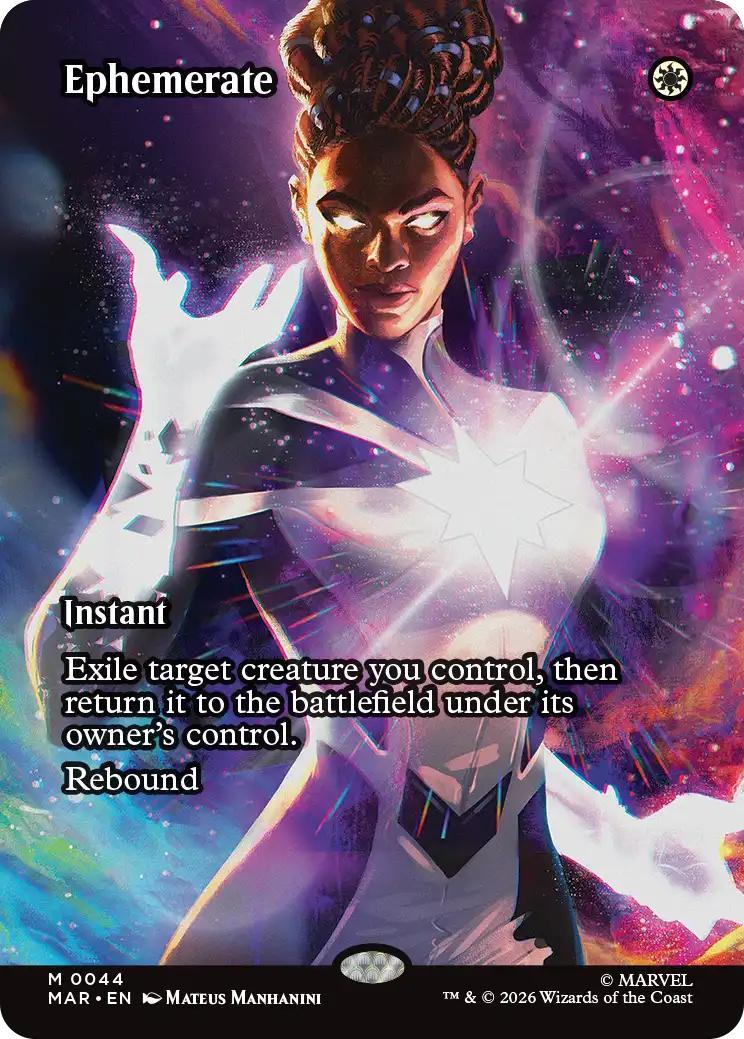 Ephemerate [44] [Borderless] [Source Material] [Marvel Universe] [Non-Foil]