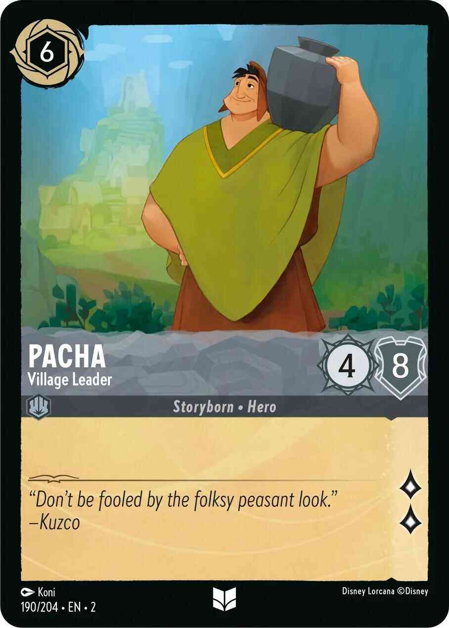 Pacha - Village Leader - 190/204 [Rise Of The Floodborn] [Cold Foil]