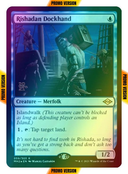 Rishadan Dockhand [Prerelease] [59S] [Modern Horizons 2 Promos] [Foil]