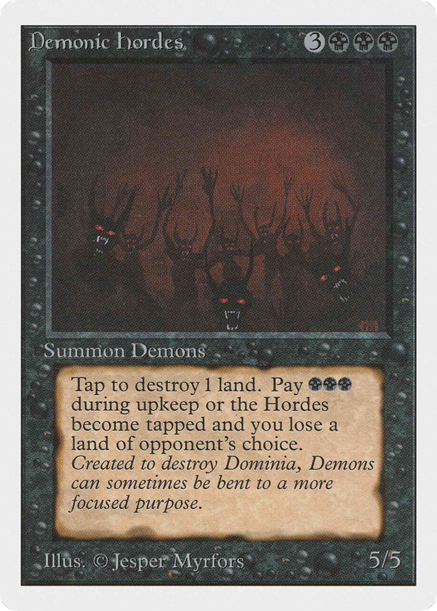 Demonic Hordes [104] [Unlimited] [Non-Foil]