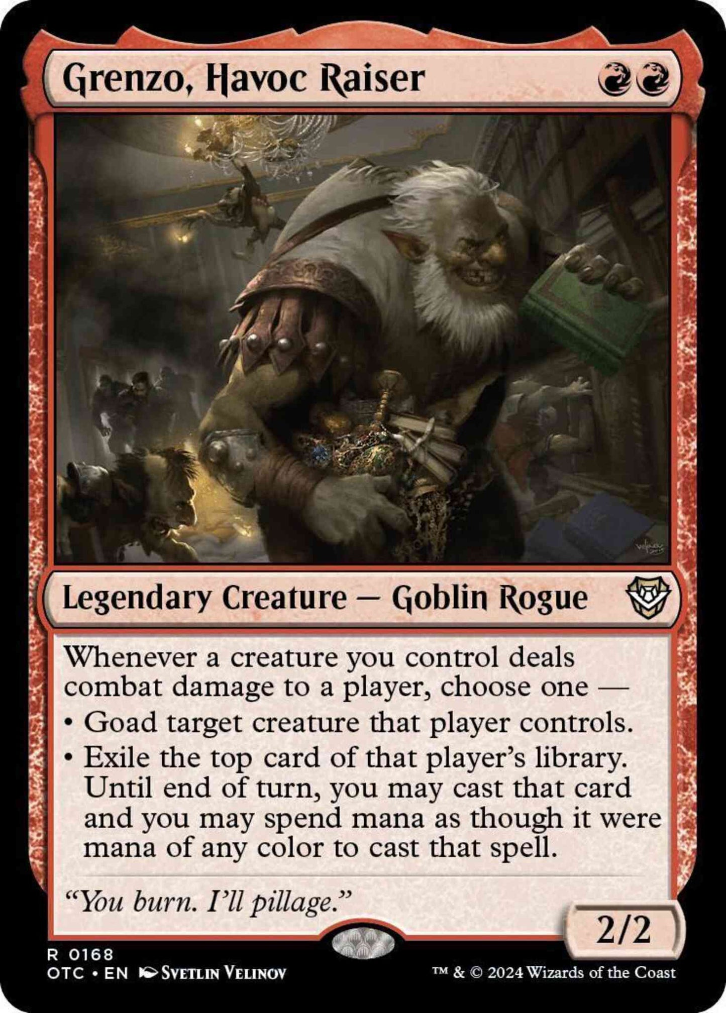 Grenzo, Havoc Raiser [168] [Outlaws of Thunder Junction: Commander] [Non-Foil]