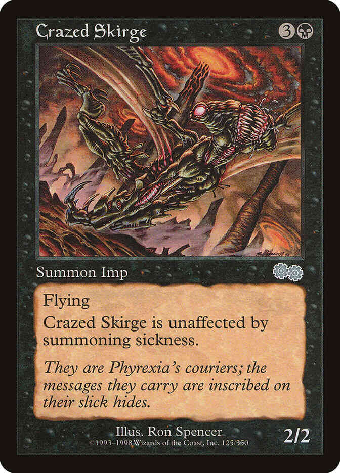 Crazed Skirge [125] [Urza's Saga] [Non-Foil]