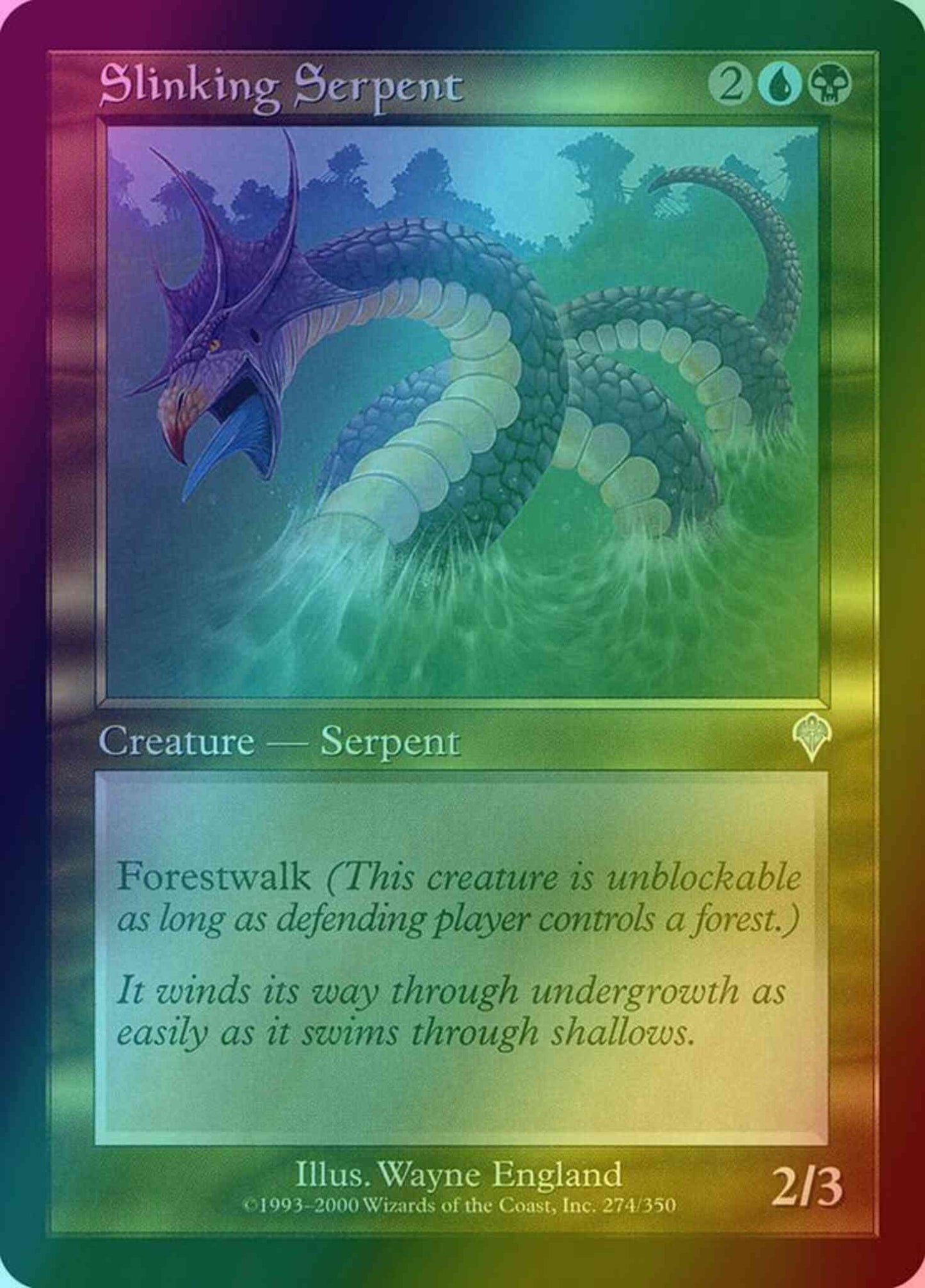 Slinking Serpent [274] [Invasion] [Foil]