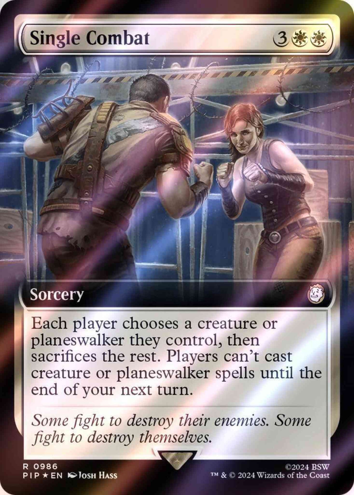 Single Combat [986] [Extended Art] [Fallout] [Surge Foil]