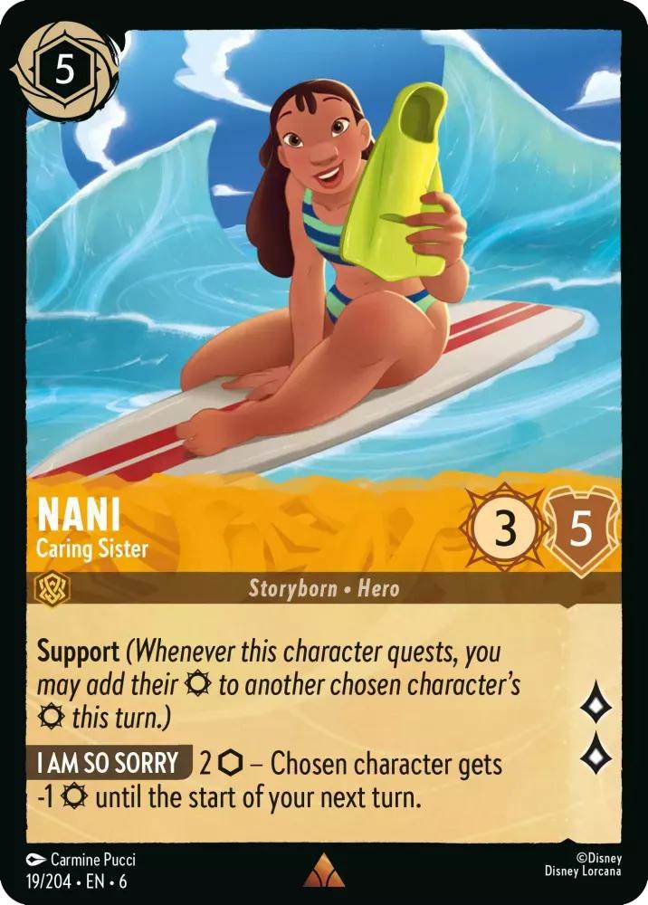 Nani - Caring Sister - 19/204 [Azurite Sea] [Non-Foil]