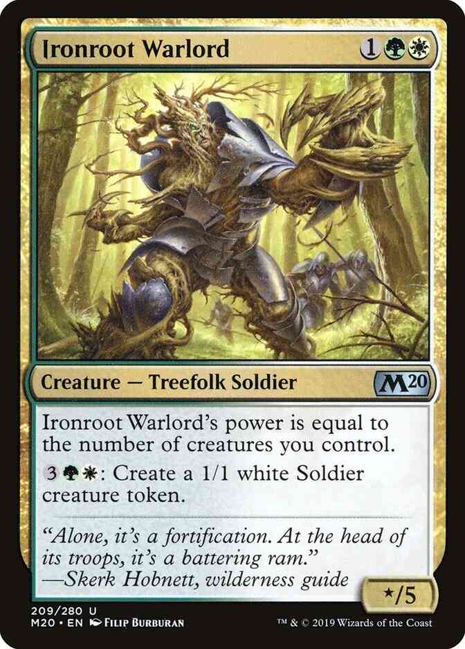 Ironroot Warlord [209] [Core Set 2020] [Non-Foil]