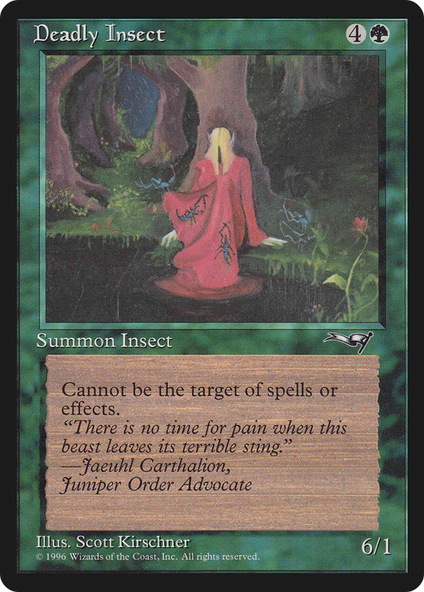 Deadly Insect [Red Robe] [86b] [Alliances] [Non-Foil]