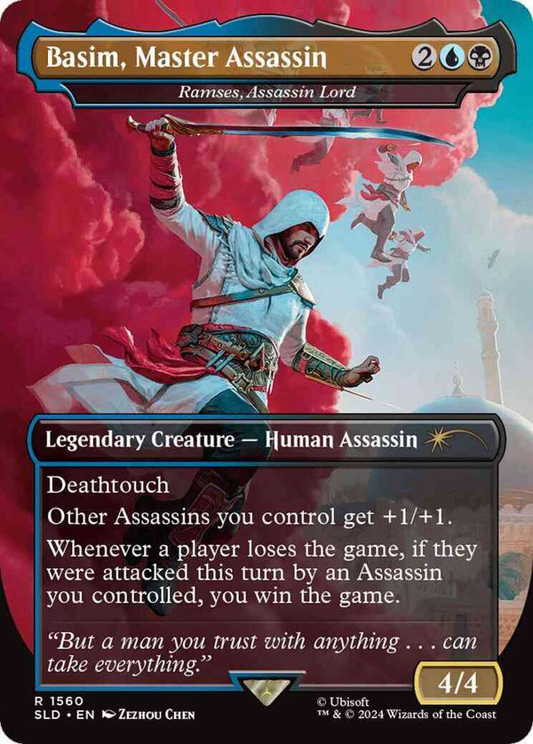 Basim, Master Assassin - Ramses, Assassin Lord [1560] [Borderless] [Lethal Legends] [Secret Lair Drop] [Foil]