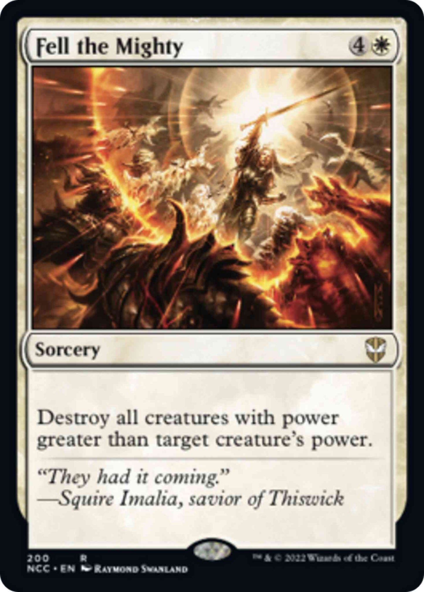 Fell the Mighty [200] [Streets of New Capenna: Commander] [Non-Foil]
