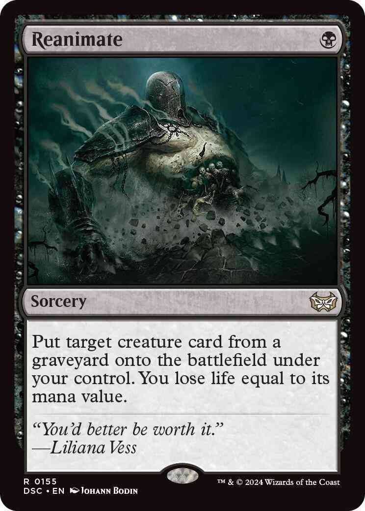 Reanimate [155] [Duskmourn: House of Horror: Commander] [Non-Foil]