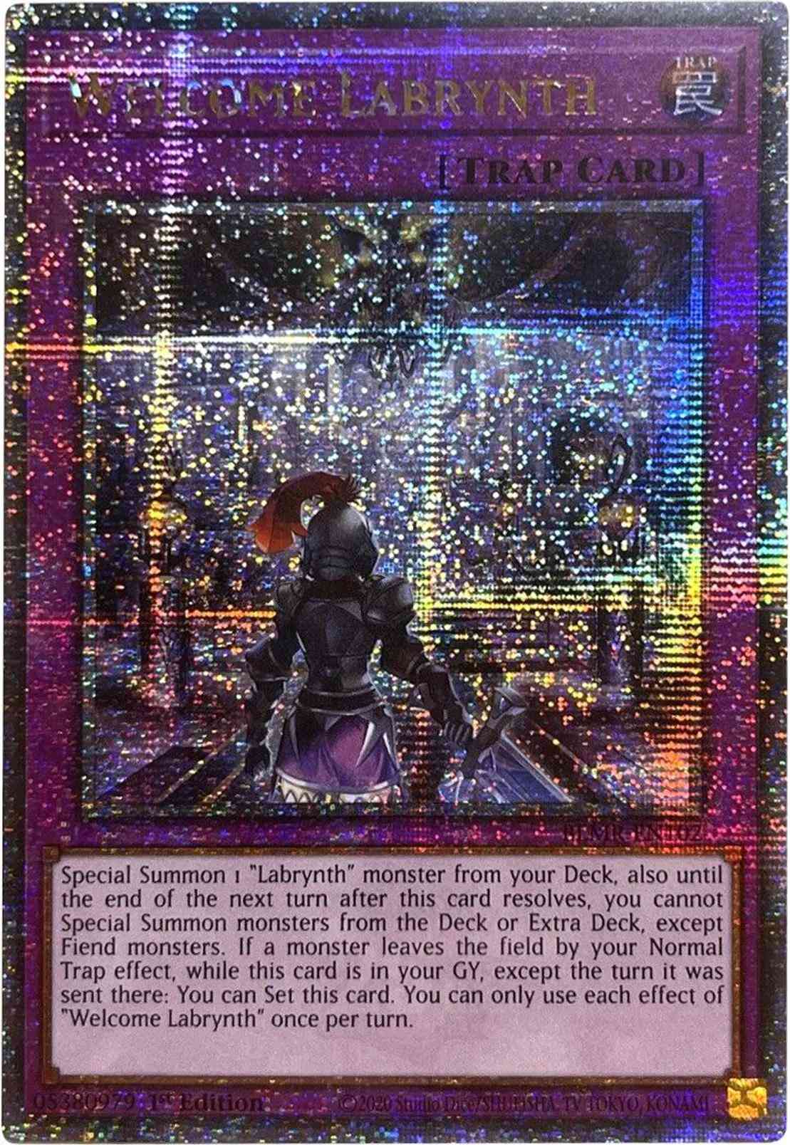 Welcome Labrynth - BLMR-EN102 - Quarter Century Secret Rare - 1st Edition