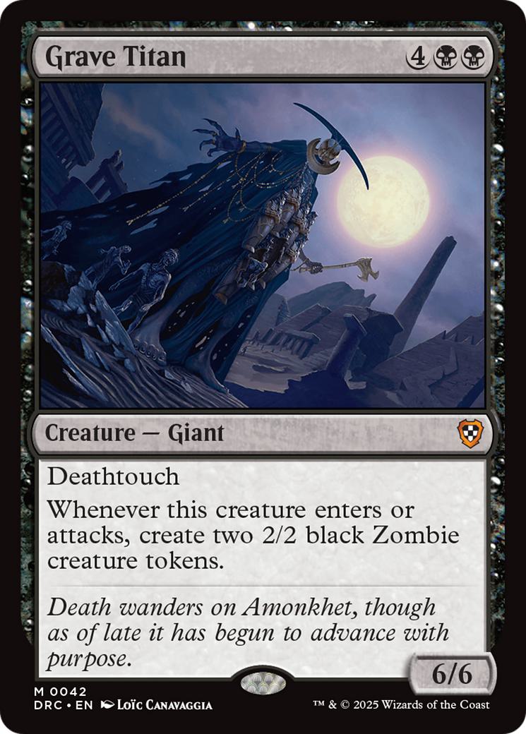 Grave Titan [42] [Aetherdrift: Commander] [Non-Foil]