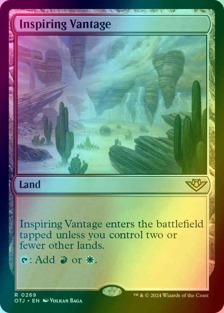 Inspiring Vantage [269] [Outlaws of Thunder Junction] [Foil]