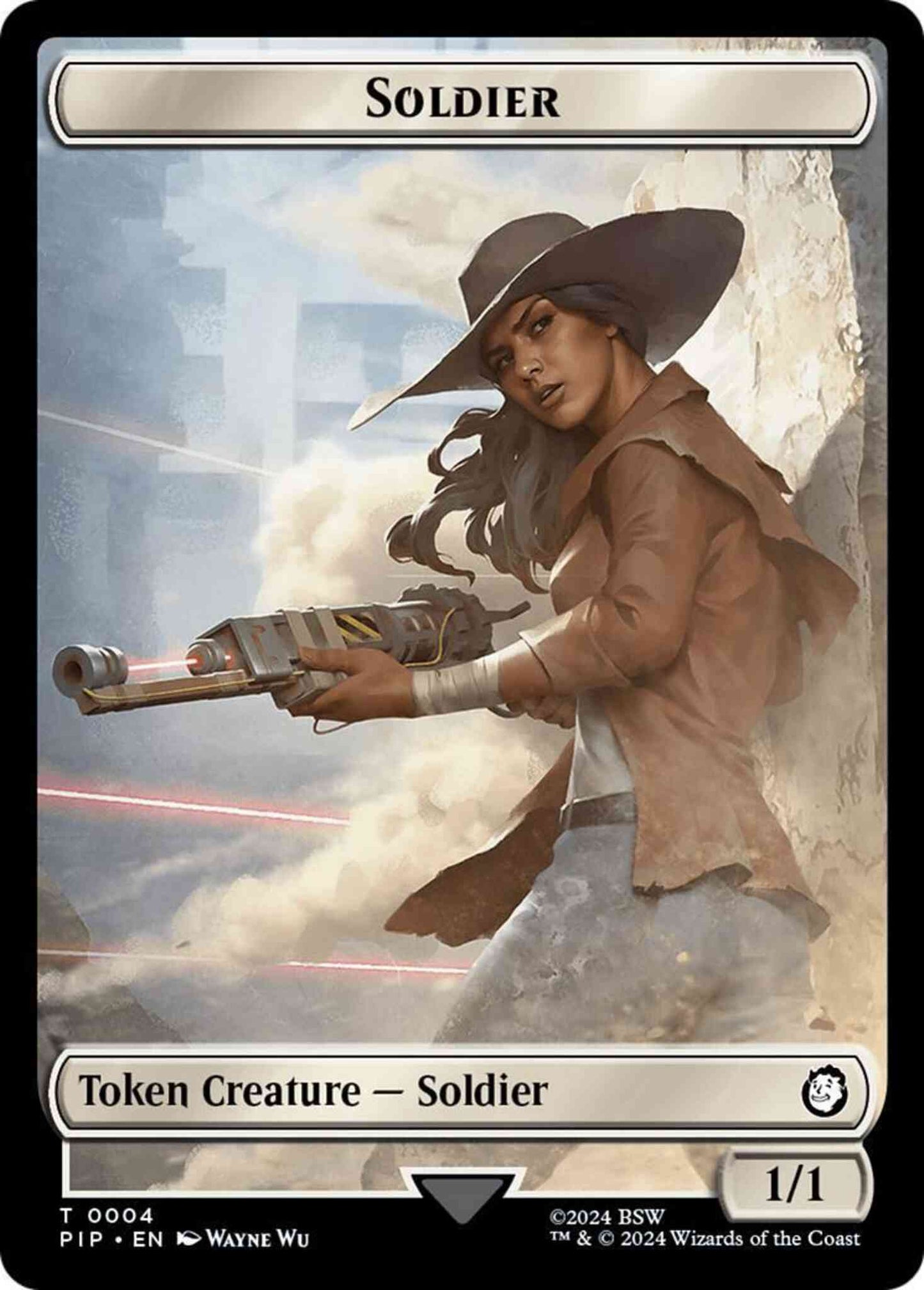 Soldier Token (04) // Treasure Token (19) [Fallout: Tokens] [Non-Foil]
