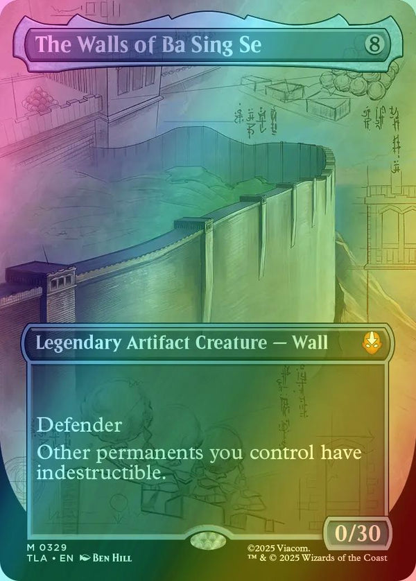 The Walls of Ba Sing Se [329] [Borderless] [Field Notes] [Avatar: The Last Airbender] [Foil]