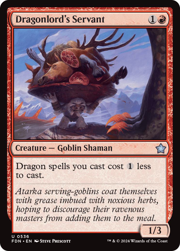 Dragonlord's Servant [536] [Foundations] [Non-Foil]
