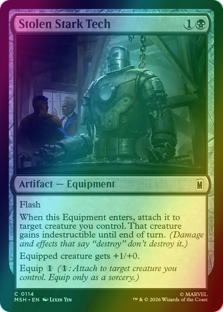 Stolen Stark Tech [114] [Marvel Super Heroes] [Foil]