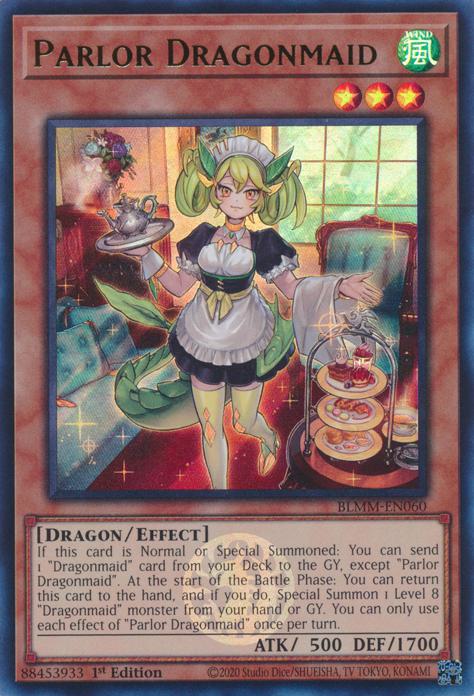 Parlor Dragonmaid - BLMM-EN060 - Ultra Rare - 1st Edition