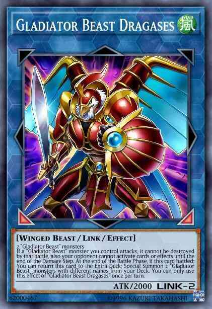 Gladiator Beast Dragases - CYHO-EN099 - Rare - 1st Edition