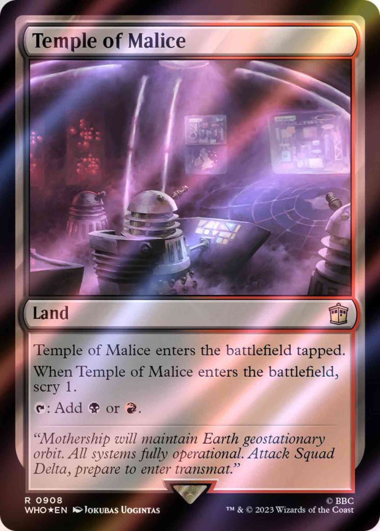 Temple of Malice [908] [Universes Beyond: Doctor Who] [Surge Foil]