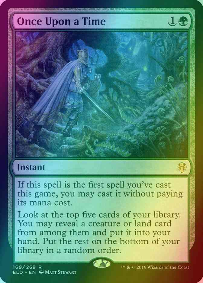 Once Upon a Time [169] [Throne of Eldraine] [Foil]