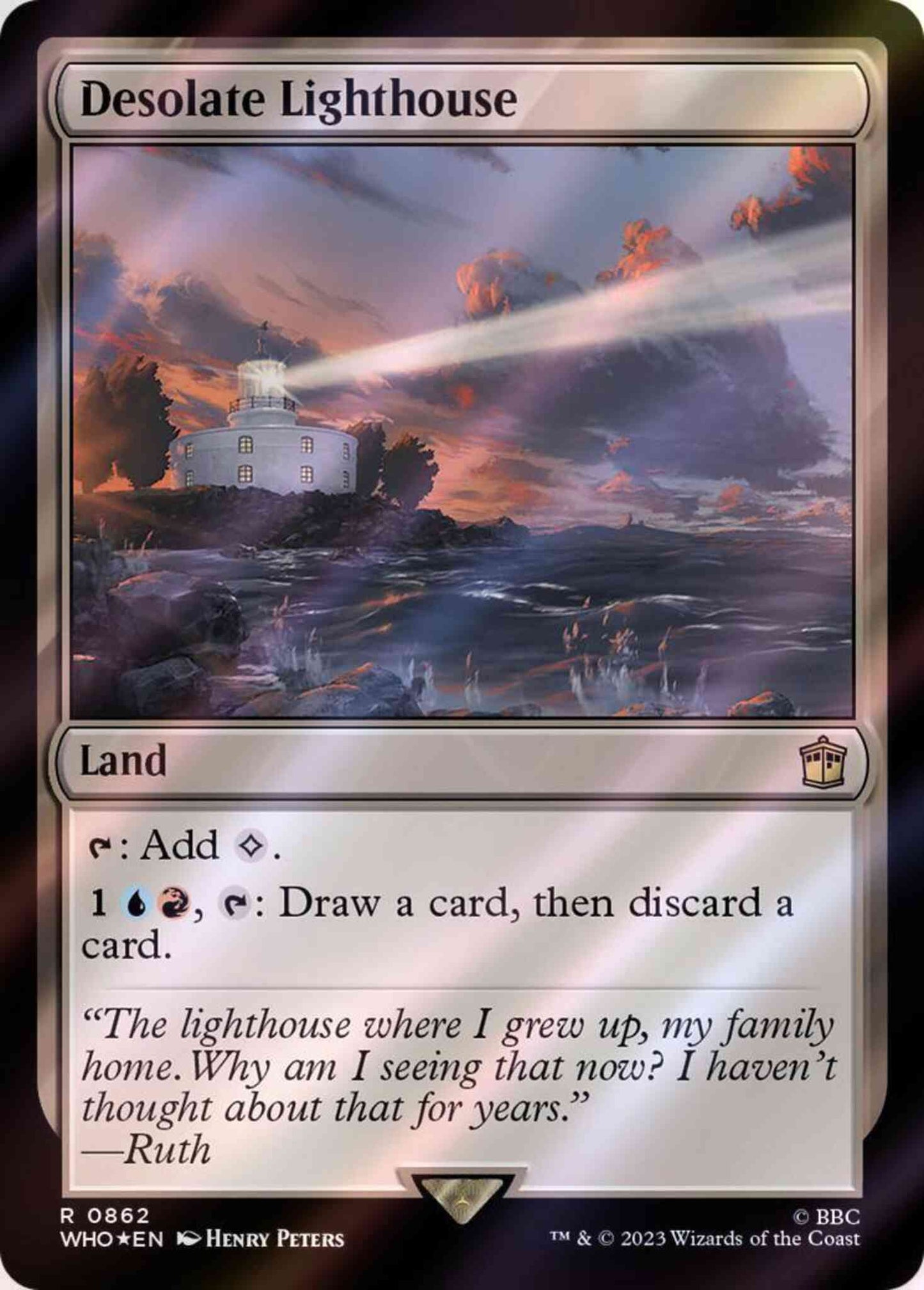 Desolate Lighthouse [862] [Universes Beyond: Doctor Who] [Surge Foil]