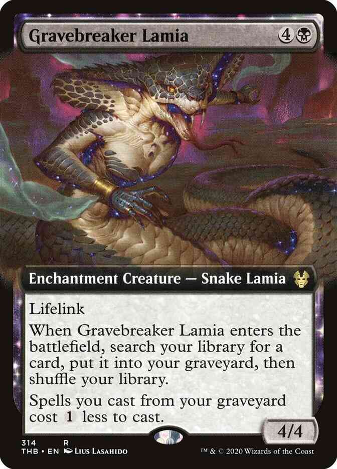 Gravebreaker Lamia [314] [Extended Art] [Theros Beyond Death] [Non-Foil]