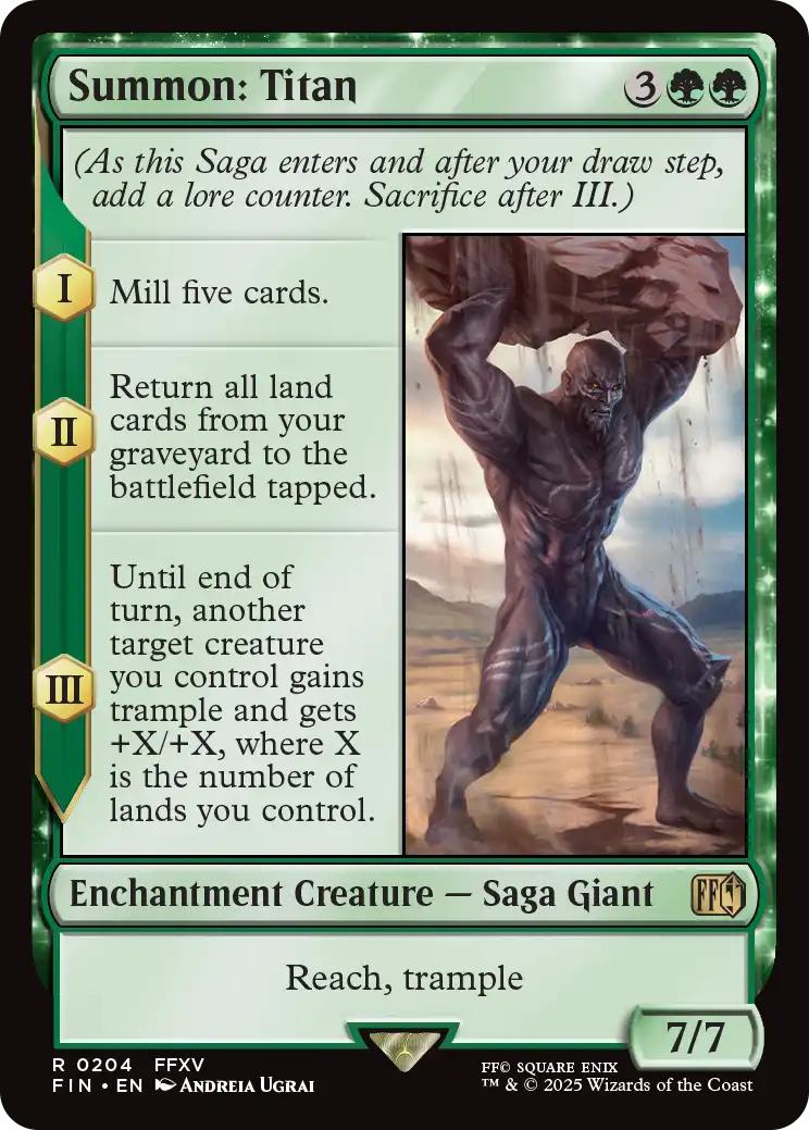Summon: Titan [204] [FINAL FANTASY] [Non-Foil]