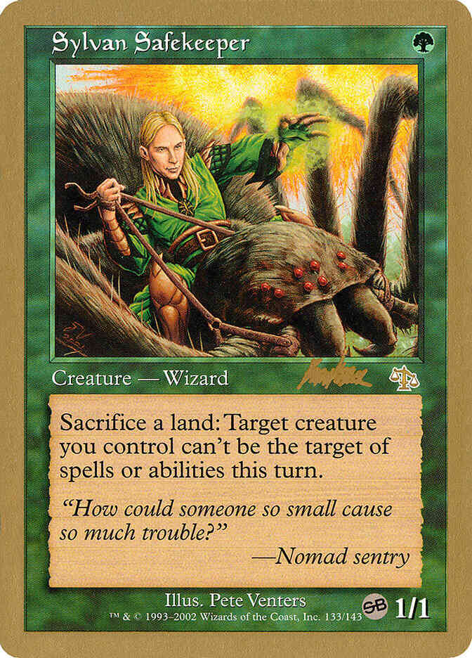 Sylvan Safekeeper [bk133sb] [World Championship Decks 2002] [Non-Foil]