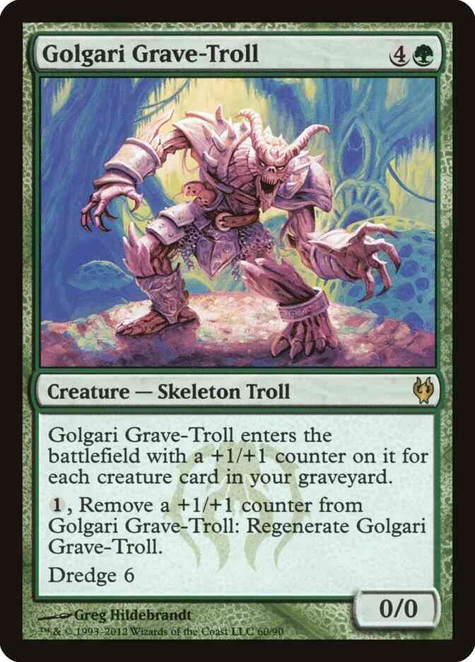 Golgari Grave-Troll [60] [Duel Decks Izzet vs Golgari] [Non-Foil]