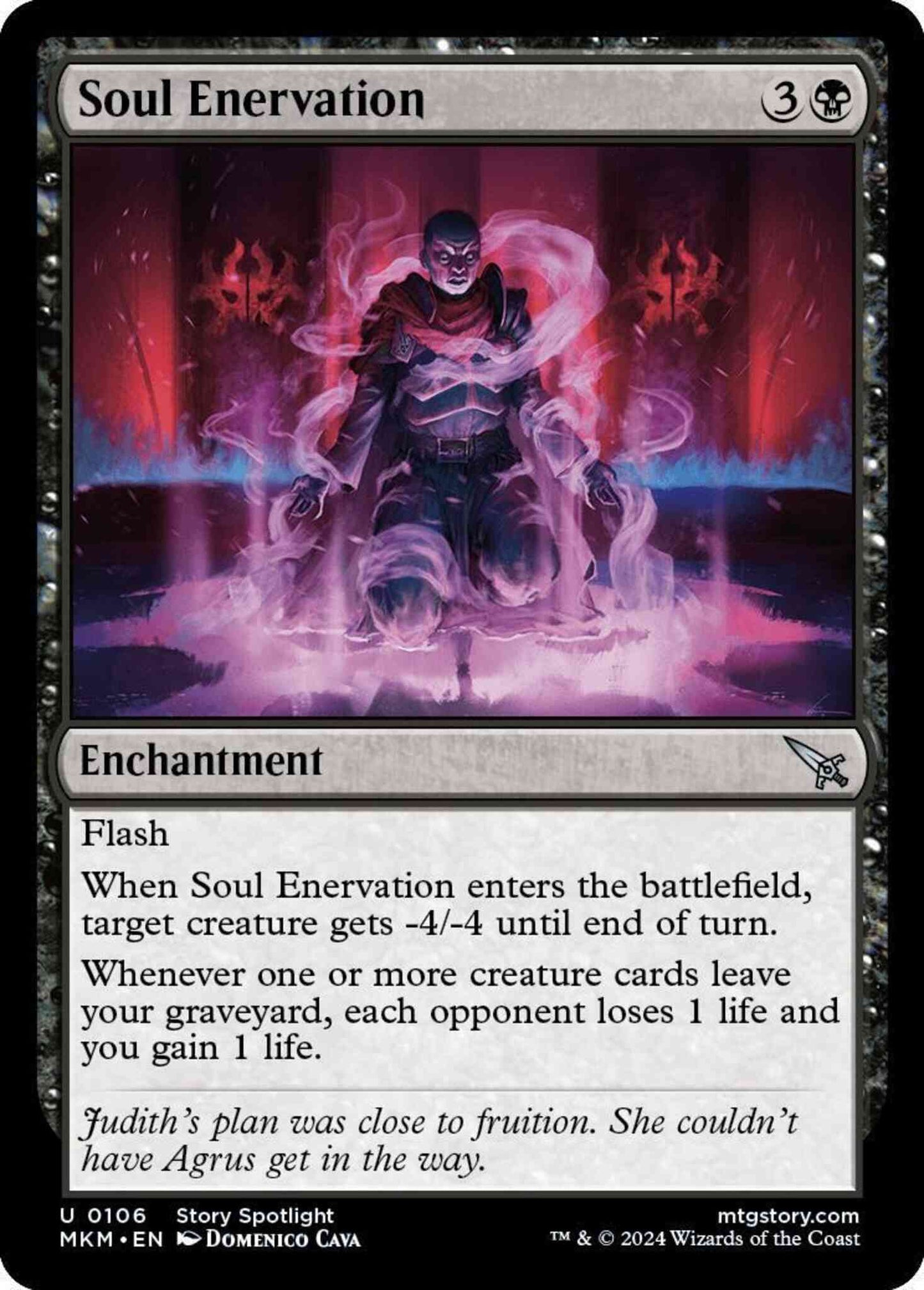 Soul Enervation [106] [Murders at Karlov Manor] [Non-Foil]