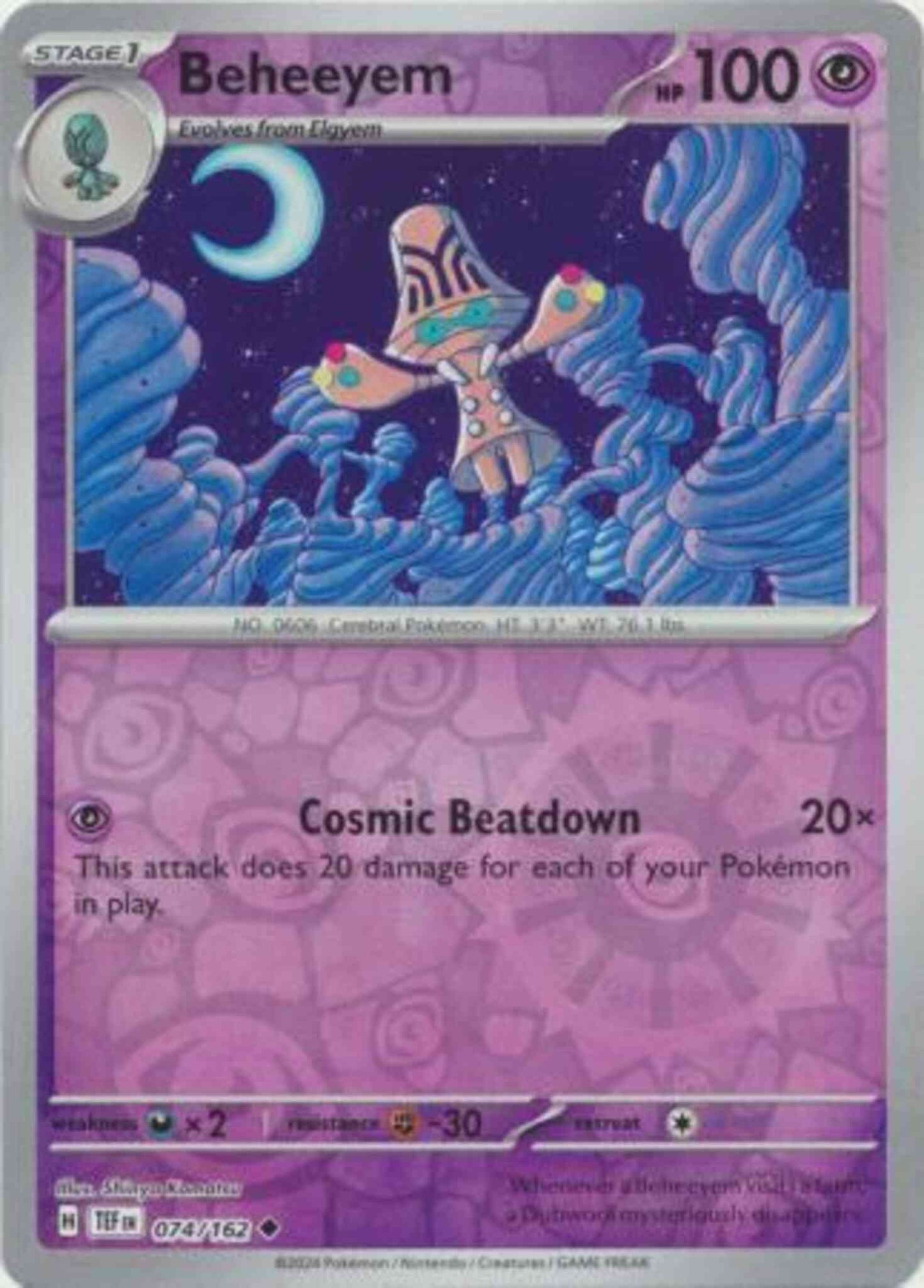 Beheeyem - 074/162 - Uncommon [sv05-074] [Reverse Holo]