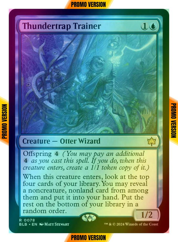 Thundertrap Trainer [78p] [Promo Pack] [Bloomburrow: Promos] [Foil]
