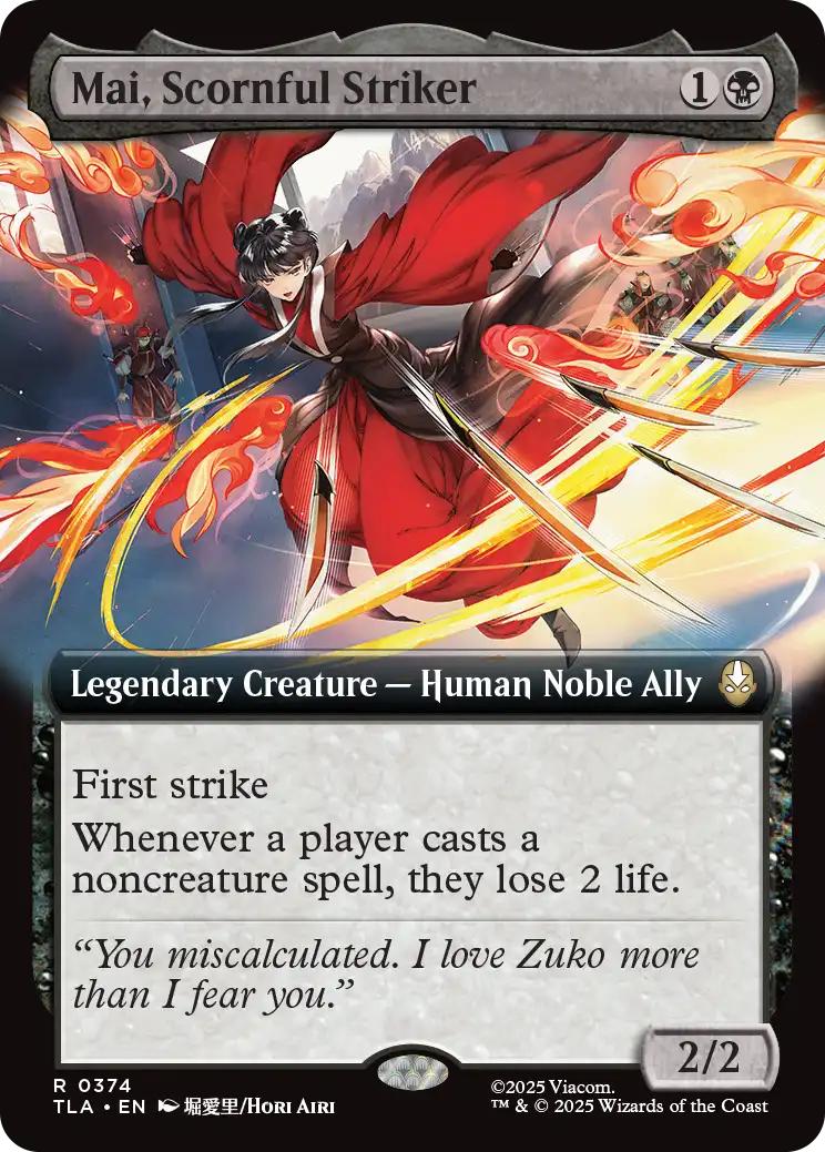 Mai, Scornful Striker [374] [Extended Art] [Avatar: The Last Airbender] [Non-Foil]