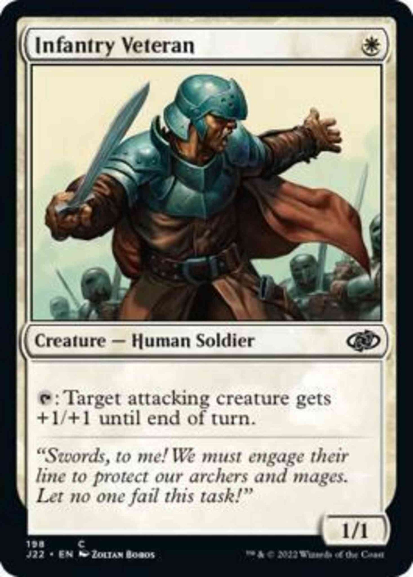 Infantry Veteran [198] [Jumpstart 2022] [Non-Foil]